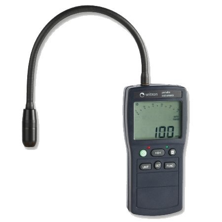 Seitron Gas Sniffer B20 - digitálny ručný detektor úniku plynu s LCD displejom a ohybným krkom na snímač