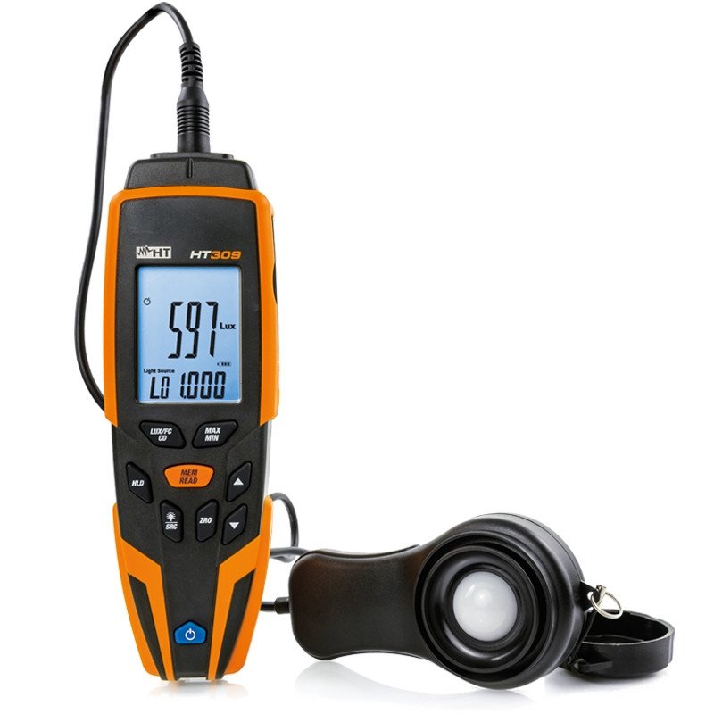 HT Instruments HT309 - Digitálny luxmetr s meraním 40–400000 lx