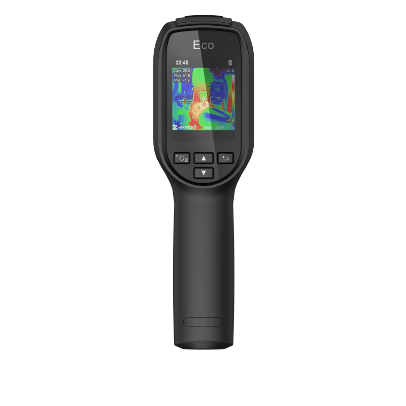 HIKMICRO ECO kompaktní termokamera s LCD displejem, měřicí rozsah -20 až 550 °C, rozlišení 96×96 px
