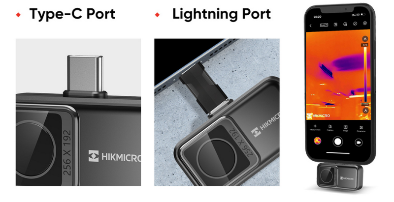 HIKMICRO MINI2 V2 - Termokamera pro mobilní telefo -20 až 400 °C