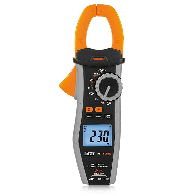 HT Instruments HT3010 kliešťový merač TRMS s meraním AC prúdu do 400 A a AC/DC napätia do 600 V