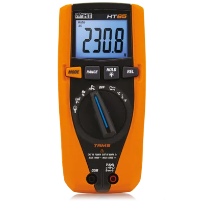 HT Instruments HT65 - TRMS digitální multimetr 1000 V AC / 1500 V DC