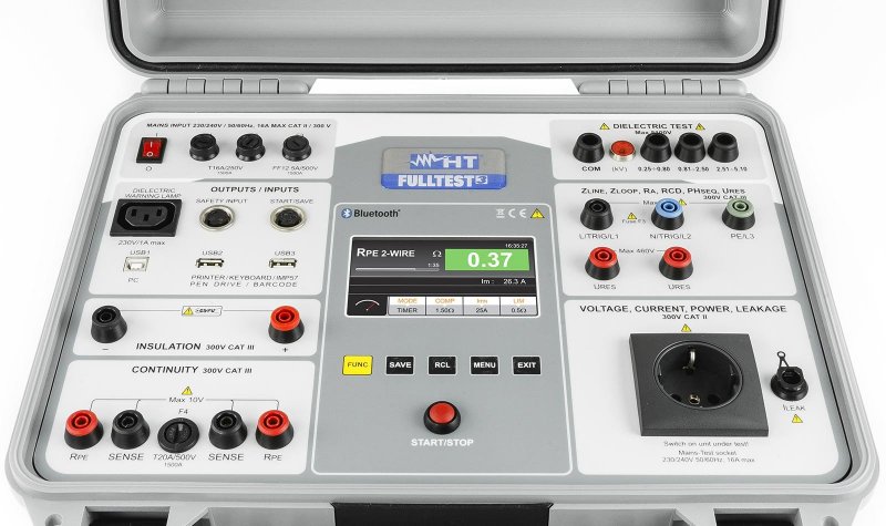 HT Instruments FULLTEST3 - Multifunkčný tester bezpečnosti dielektrické testovanie až 5100VAC