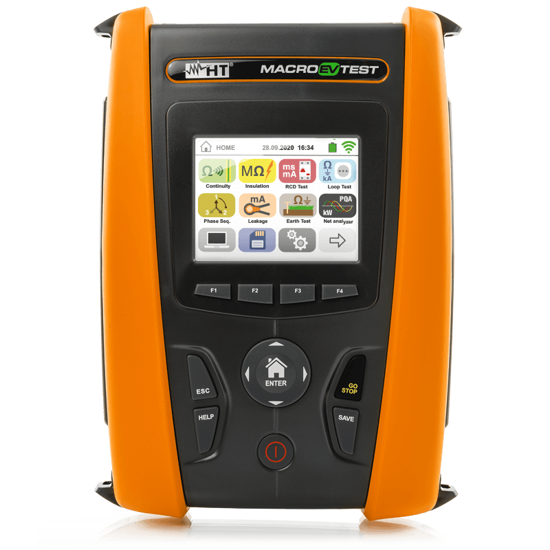 HT Instruments MACROEVTEST - Prístroj na kontrolu nabíjacích staníc CAT IV 300 V
