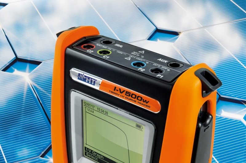 HT Instruments I-V500w - Měřič I-V křivek pro údrž 1500V/10A