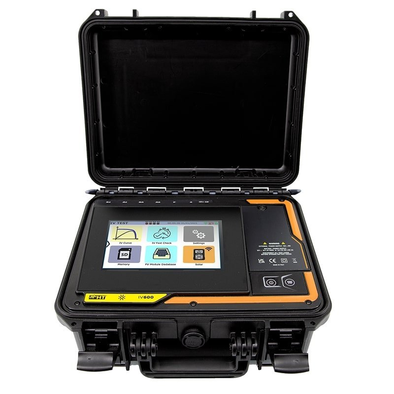 HT Instruments I-V600 tester solárnych systémov s meraním I-V charakteristík do 1500V a 40A