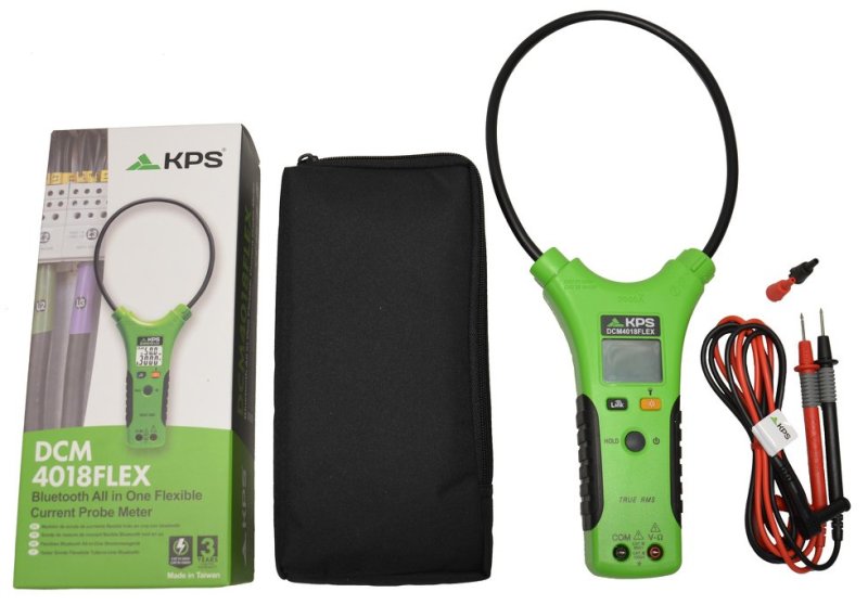 KPS DCM4018FLEX - Kliešťový multimeter s pružným prevodníkom do 3000 A AC