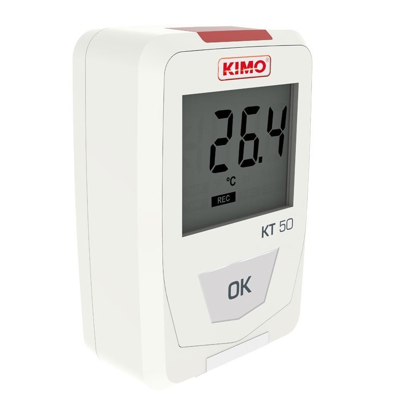 KIMO KT50 – Prístroj na meranie teploty s dátovým zapisovačom -40 až +70 °C
