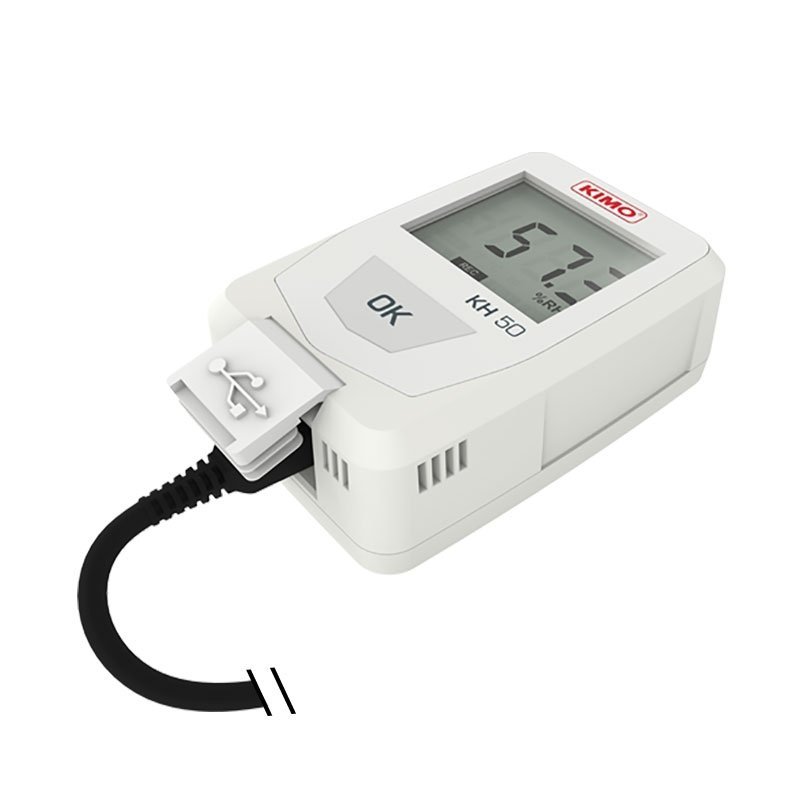 KIMO KT50 – Prístroj na meranie teploty s dátovým zapisovačom -40 až +70 °C