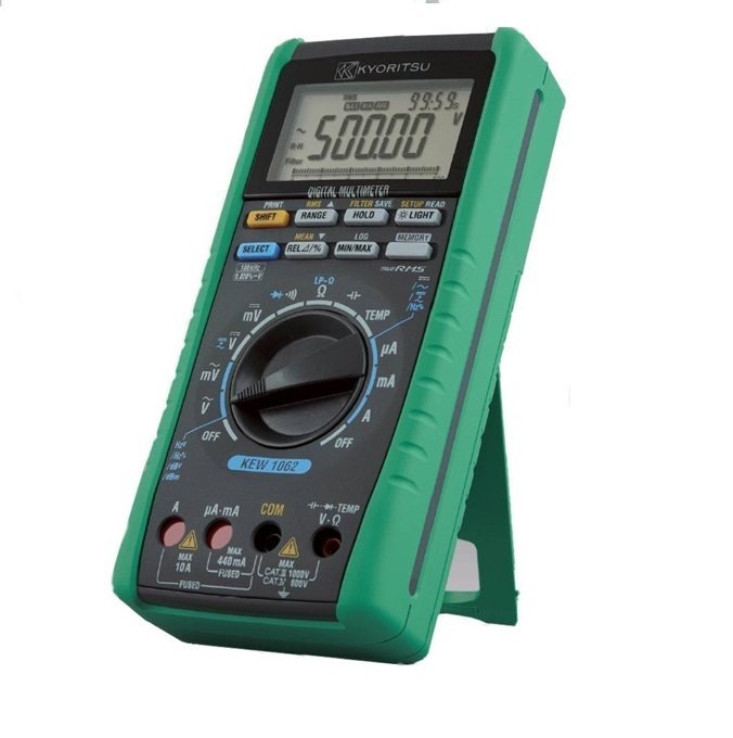 Kyoritsu KEW 1062 digitálny multimeter s veľkým displejom do 50 000, True-RMS meraním a presnosťou 0,02% DC