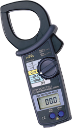 Kyoritsu KEW 2002R kliešťový multimeter s kvapkovitým tvarom kliešťa, displej 3 3/4 miesta, priemer otvoru 55 mm