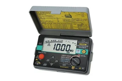 Kyoritsu KEW 3021A - Měřič izolace a spojitosti 125V/250V/500V/1000V
