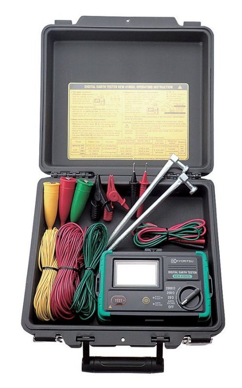 Kyoritsu KEW 4105 DL-H - Merač uzemnenia 0–2000 Ω