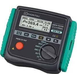 Kyoritsu KEW 4106 - Merač uzemnenia 0.001 Ω rozlíšenie