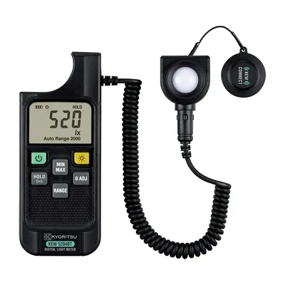 Kyoritsu KEW 5204 BT - Digitálny priemyselný luxmer 0–199900 lx