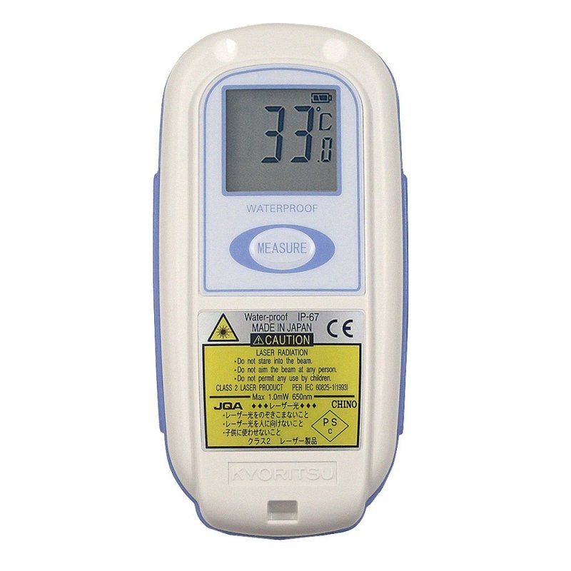 Kyoritsu KEW 5510 infrateploměr s LCD displejem a laserovým ukazovátkem pro měření teploty