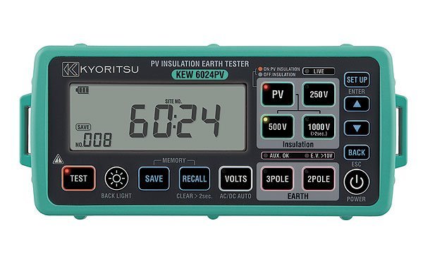 Kyoritsu KEW 6024 PV - Miernik izolacji 1.51-200.0 MΩ