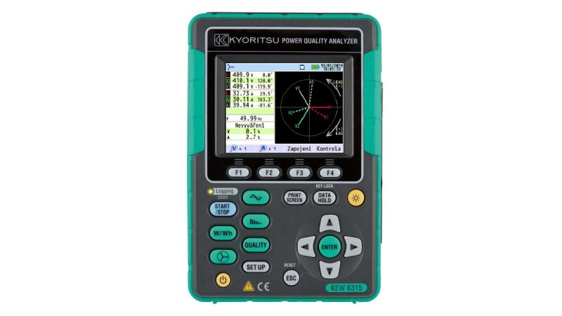 Kyoritsu KEW 6315-01 - Analyzátor kvality siete 600/1000 V