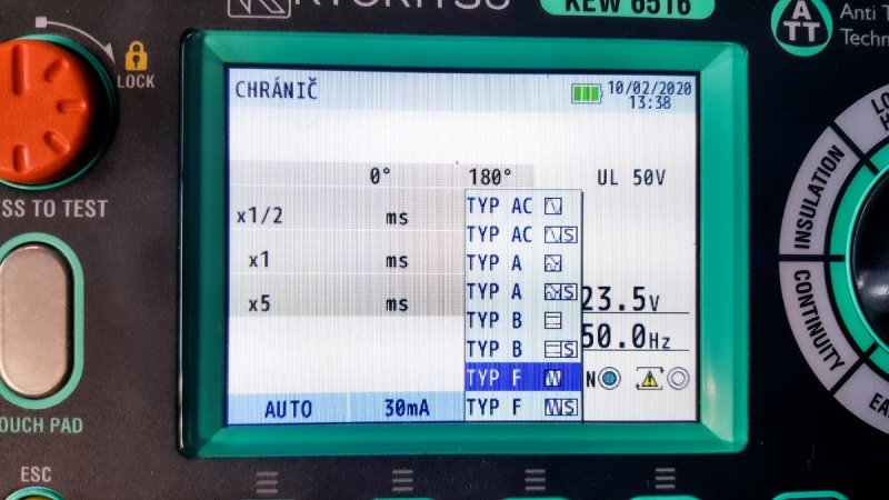Kyoritsu KEW 6516 + KEW 8602 - Multifunkčný revízny prístroj 10 funkcií