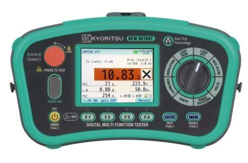 Kyoritsu KEW 6516 + KEW 8602 - Multifunkčný revízny prístroj 10 funkcií