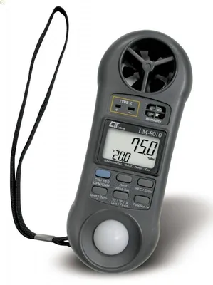 Lutron LM 8010 - Merač vonkajšieho prostredia Anemometer 0
