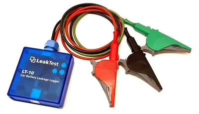 LeakTest LT-10 - Záznamník vybijacieho prúdu autobateria 5 mA–30 A vybíjanie