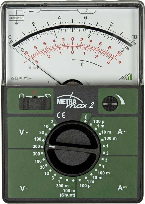 Gossen Metrawatt METRAmax2 - Analógový multimeter Analógový multimeter s výnimočnou preťažiteľnosťou