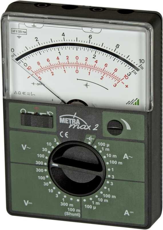 Gossen Metrawatt METRAmax2 - Analógový multimeter Analógový multimeter s výnimočnou preťažiteľnosťou