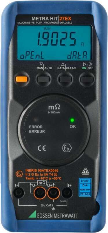 Gossen Metrawatt METRAHit 27Ex - Miliommetr 30 mΩ–30 Ω
