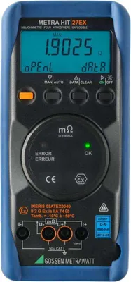 Gossen Metrawatt METRAHit 27Ex - Miliommetr 30 mΩ–30 Ω