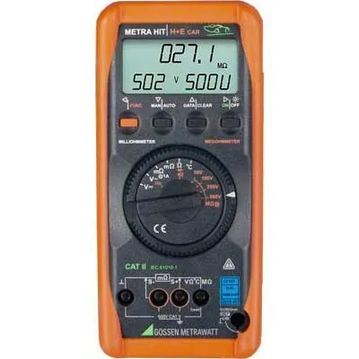 Gossen Metrawatt METRAHIT H+E CAR Set - Digitální 30 MΩ–3 GΩ