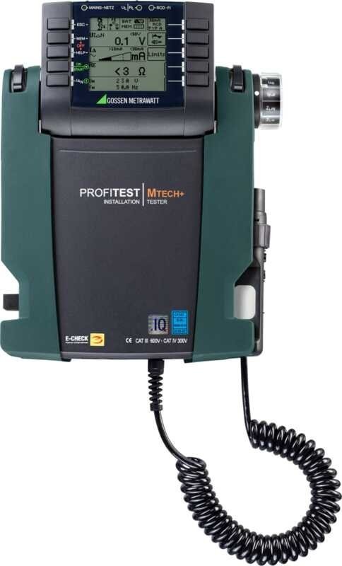 Gossen Metrawatt PROFITEST MTECH+ IQ - multifunkčný revízny prístroj pre testovanie elektrických inštalácií a bleskozvodu s displejom a meracími sondami