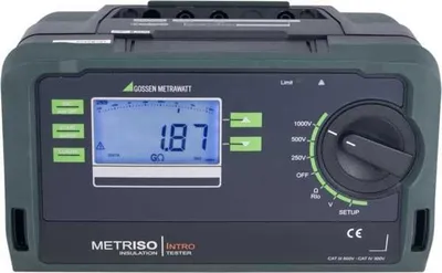 Gossen Metrawatt METRISO INTRO - Merac izolačného odporu 10 kΩ–10 GΩ