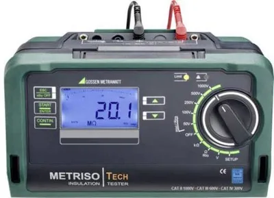 Gossen Metrawatt METRISO TECH - Měřič izolačního o 10 kΩ–200 GΩ