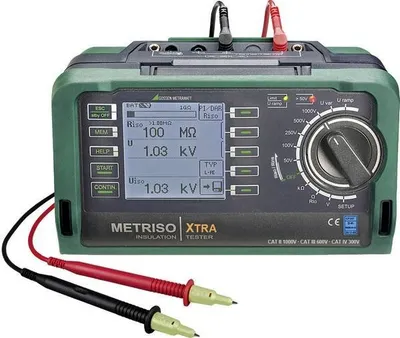 Gossen Metrawatt METRISO XTRA - Měřič izolačního o 10 kΩ–1 TΩ