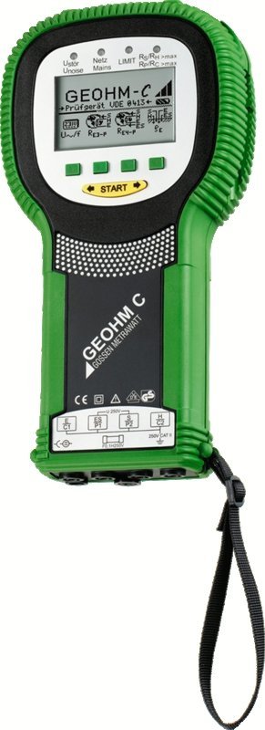 Gossen Metrawatt GEOHM C digitální tester uzemnění s grafickým displejem a měřícími sondami