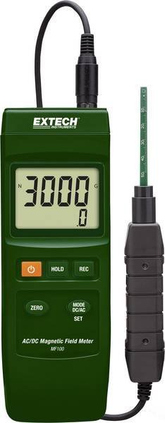 Extech MF100 gaussmeter s jednoosou Hallovou sondou na meranie magnetického poľa AC/DC