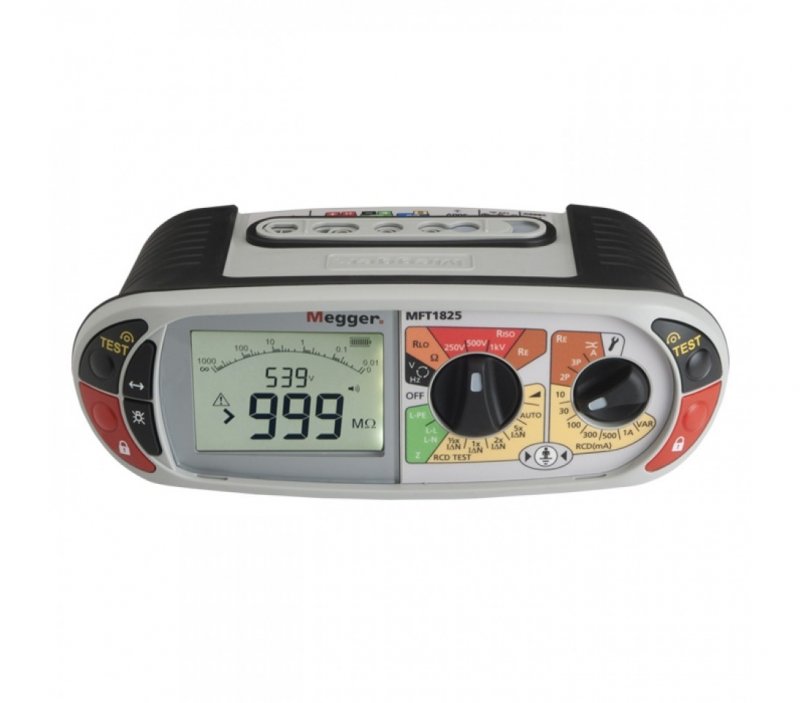 Megger MFT1825 - Tester elektrických inštalácií a bleskozvodu izolačný odpor do 1000 V DC