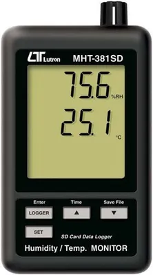 Lutron MHT 381SD - Teplomer s vlhkomerom 0–50 °C