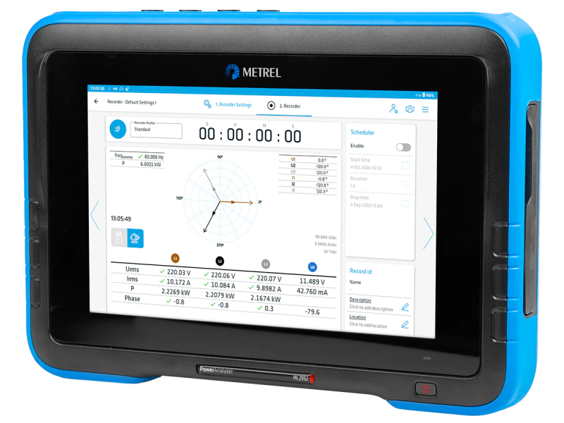Metrel MI 2992 AD Power Analyser - Trojfázový analyzátor IEC 61000-4-30 Class A