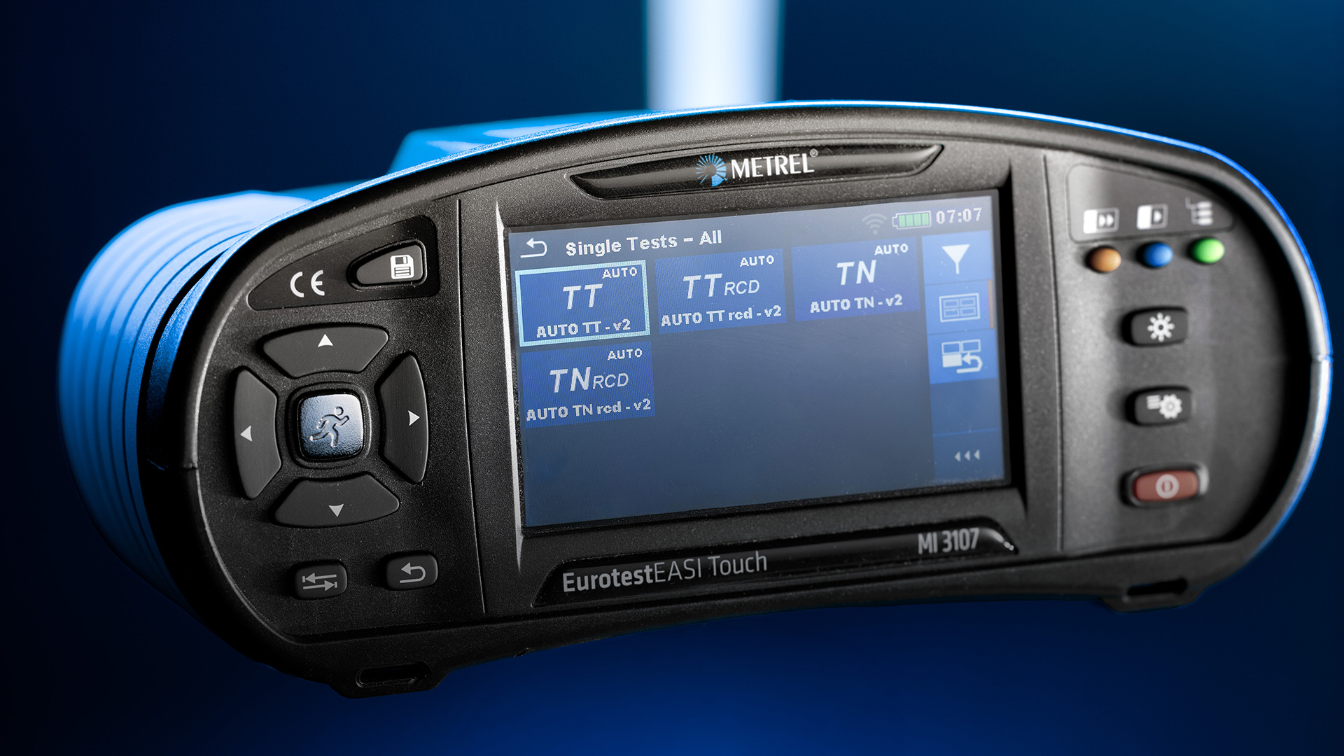 Metrel MI 3107 EurotestEASI Touch - Multifunkční revizní tester - RCD + Auto TT/TN