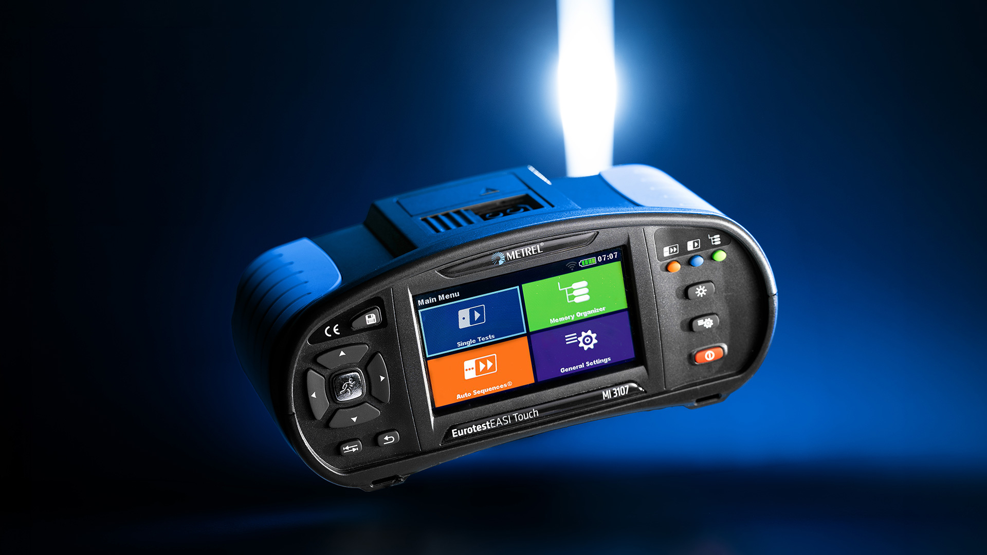 Metrel MI 3107 EurotestEASI Touch - Multifunkční revizní tester - RCD + Auto TT/TN