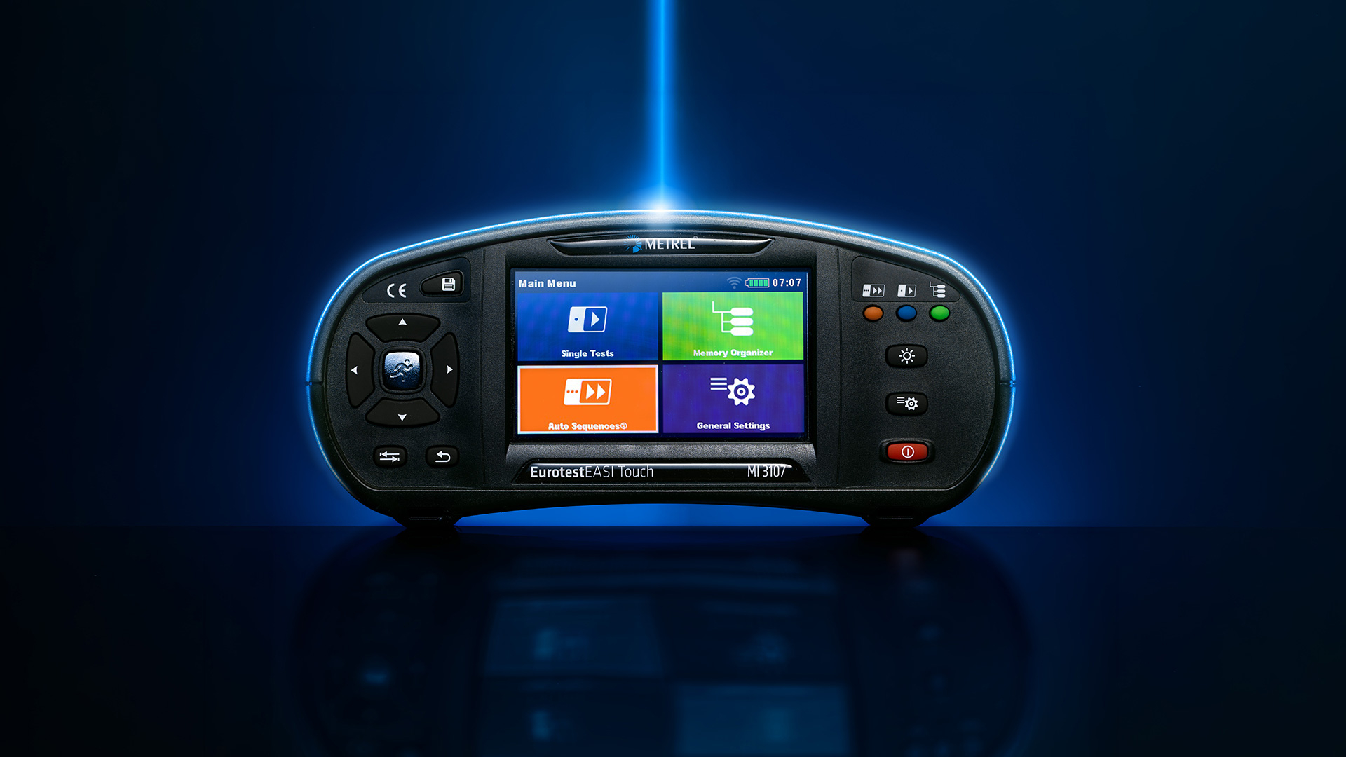Metrel MI 3107 EurotestEASI Touch - Multifunkční revizní tester - RCD + Auto TT/TN