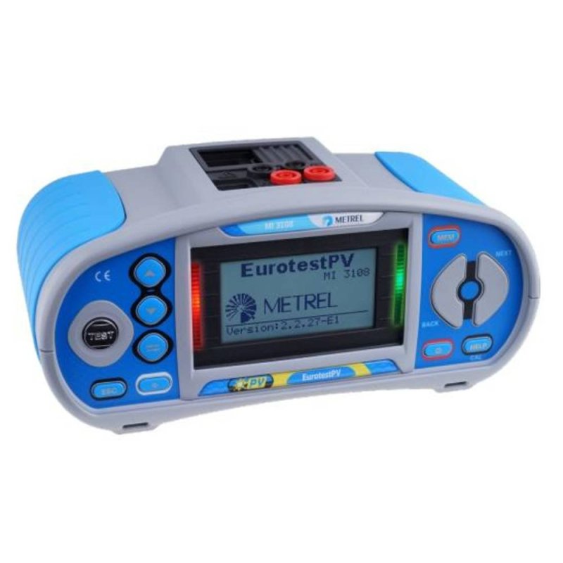 Metrel MI 3108 ST Eurotest PV - Tester fotovoltaic do 1000 V / 15 A DC
