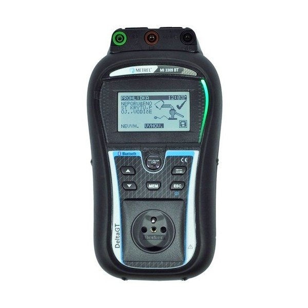 Metrel MI 3309 BT DeltaGT - Tester spotrebičov Duálne napájanie