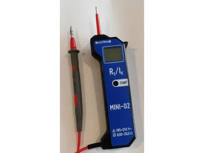 Electron Mini 02 - Merač impedancie ochrannej slučky impedancia do 20 Ω