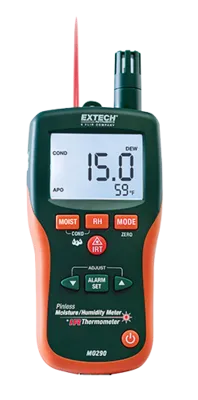 Extech MO290 - Vlhkomer 0–99 % r.v.