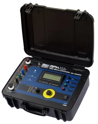 Megabras MPK-102e - Meradlo malých odporov s testovacím 1 mA–100 A