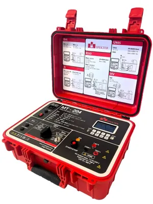 MI Spekter MT-204 - Tester elektrických časti strojných zariadení meranie izolácie do 100 MΩ