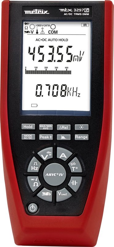 Metrix MTX 3297Ex TRMS digitální multimetr do EX s ATEX certifikací pro nebezpečné zóny